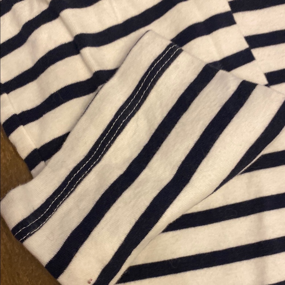 J Crew XXL navy/white women’s top - Picture 5 of 9